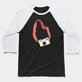 Camera Strap Photographers Baseball T-Shirt